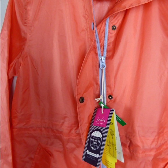 Joules Go Lightly Packaway Waterproof Rain Jacket - Picture 2 of 13